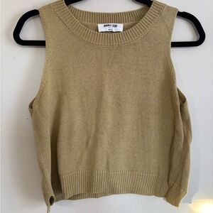 Double Zero Chartreuse Knit Top